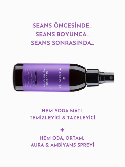 Monapieta Tazeleyici Yoga Matı Temizleme Spreyi 3'ü Set